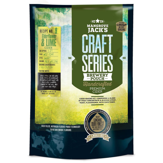 Mangrove Jack's Craft Series Cider Kit: Elderflower & Lime Cider
