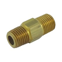 Hex Nipple 1/4" MPT Left Hand Thread