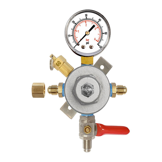 Foxx Secondary CO2 Regulator with 1/4" Flare
