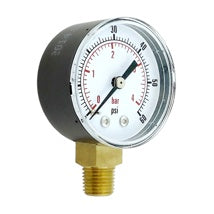 Regulator Pressure Gauge 1/4" MPT (60 PSI) Right Hand Thread