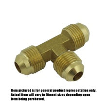 Brass 1/4" MFL Threaded Tee