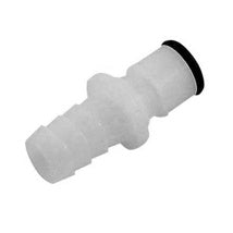 Quick Disconnect: Male x 3/8" Barb without Shutoff (Plastic)