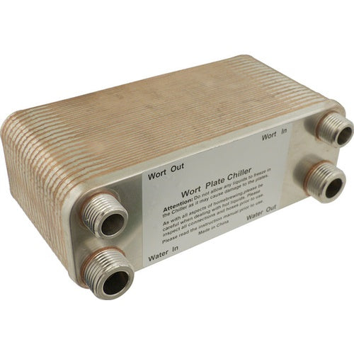 Counterflow Wort Plate Chiller: 40 Plate