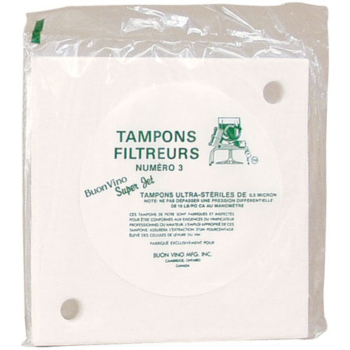 Buon Vino Super Jet Filter Pads: Sterile (Number 3)
