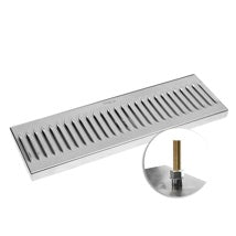 Drip Tray: 16" x 5" (Surface Mount with Drain)