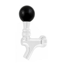 Faucet Knob Round Handle (Black)