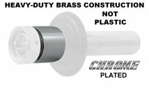 Shank Spacer: 1" Length (Chrome)