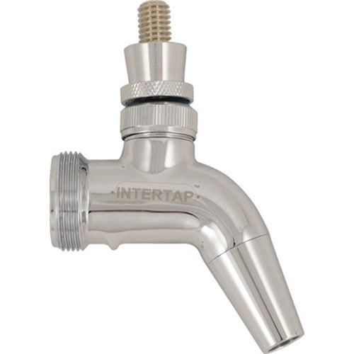 Intertap® Chrome Plated Beer Faucet (Forward Sealing)