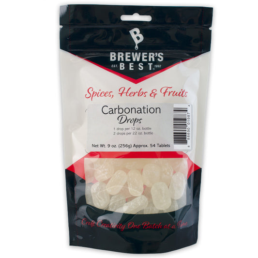 Carbonation Drops: 9 oz. (Approximately 54 Drops)