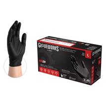 Nitrile Gloves: Large (5 mil)