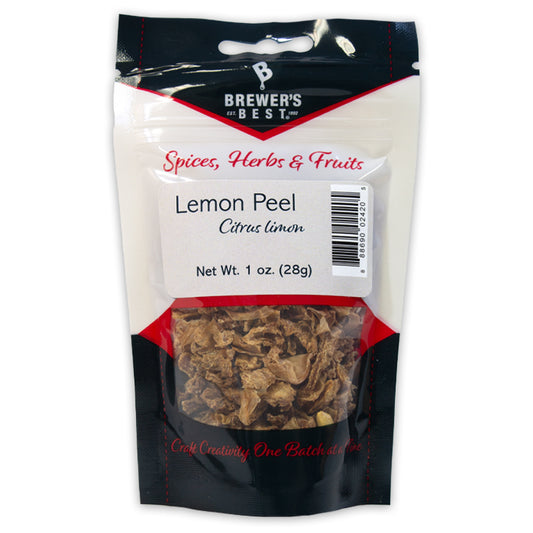 Lemon Peel: 1 oz.