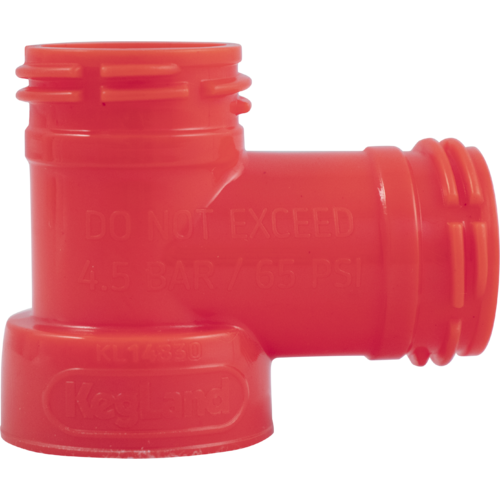 Carbonation Cap Tee Fitting