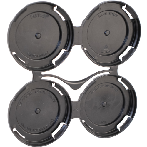 Black Can Carrier: 4 Pack