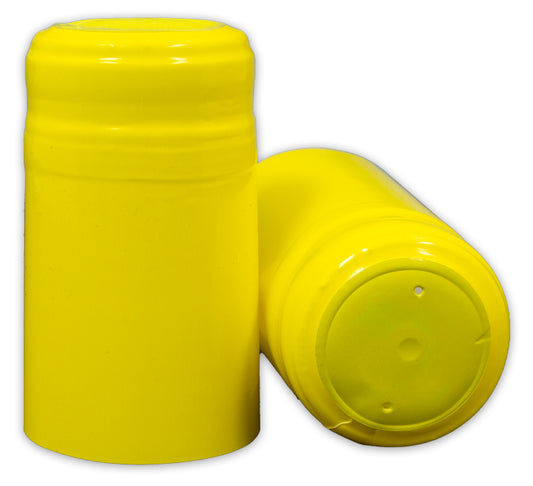 Bottle Shrink Capsules: Gloss Yellow (30 Count)