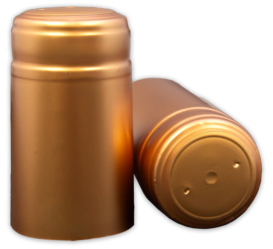 Bottle Shrink Capsules: Solid Bronze (30 Count)