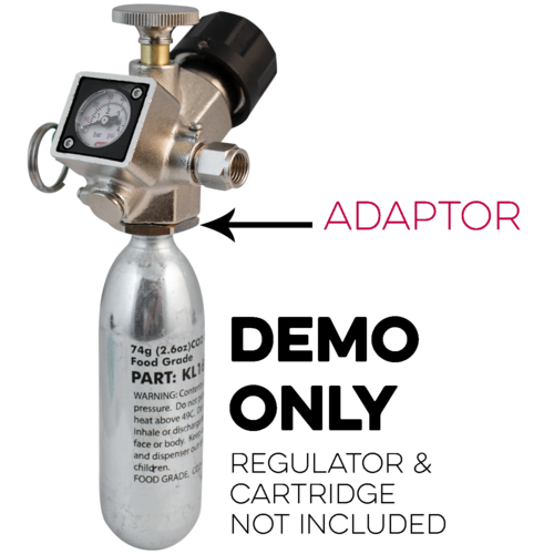 KegLand 74g Cartridge Adapter for Core 360 Mini CO2 Regulator