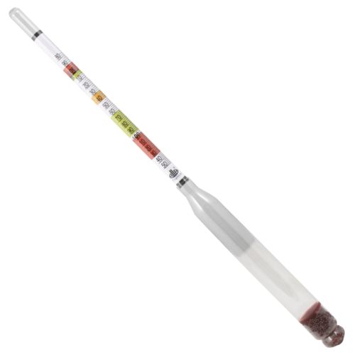 Hydrometer: Triple Scale (Specific Gravity, Potential Alcohol, Brix)