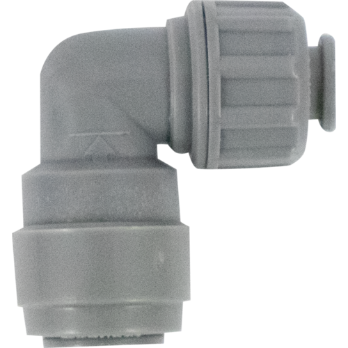 Duotight Push-In Fitting | Reducer Elbow | 8 mm (5/16") x 6.35 mm (1/4") Screw Lock