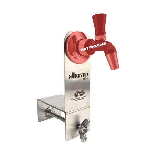 NukaTap® Mini Beer Faucet: Vertical Clamp On Assembly