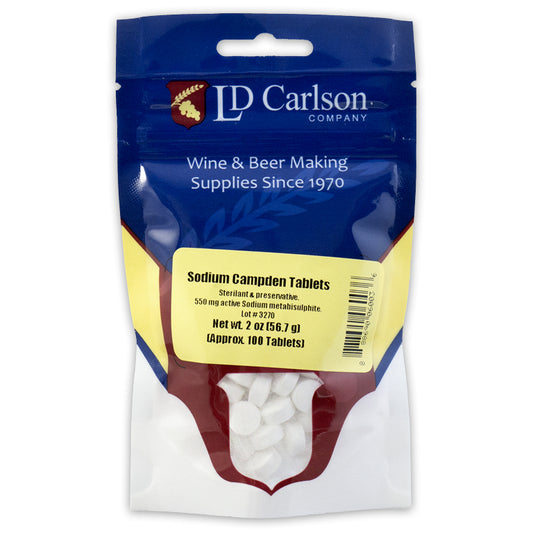 Sodium Campden Tablets: 100 count