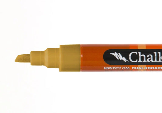 Chalk Ink® Chisel Tip Wet Wipe Marker: Dijon Mustard (6 mm)
