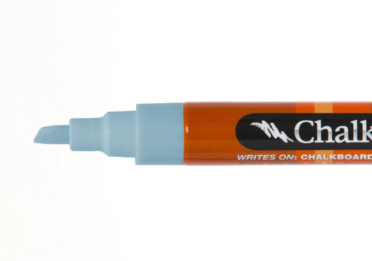 Chalk Ink® Chisel Tip Wet Wipe Marker: Granny Bird Blue (6 mm)