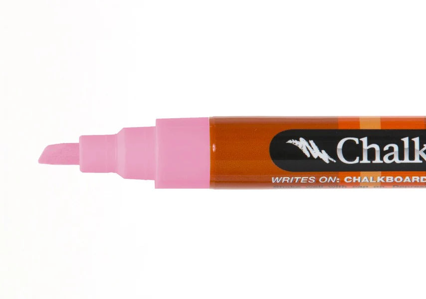 Chalk Ink® Chisel Tip Wet Wipe Marker: Piggy Bank Pink (6 mm)