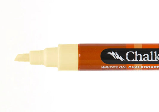 Chalk Ink® Chisel Tip Wet Wipe Marker: Stick-O-Butter (6 mm)