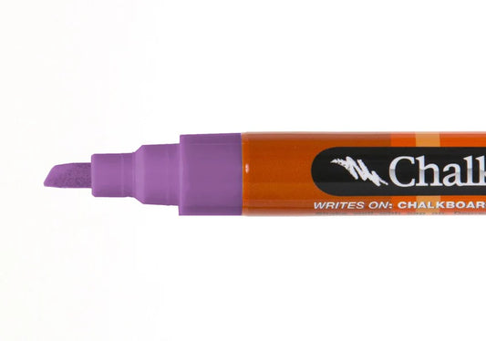 Chalk Ink® Chisel Tip Wet Wipe Marker: Grape Jelly (6 mm)