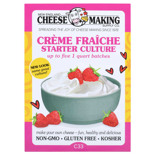 New England Cheese Making: Creme Fraiche Starter Culture