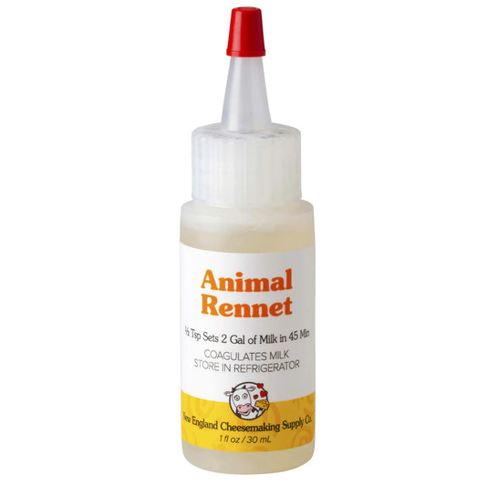 New England Cheese Making: Liquid Animal Rennet (1 oz.)
