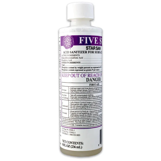Five Star Chemicals: Star San Acid Sanitizer (8 oz.)