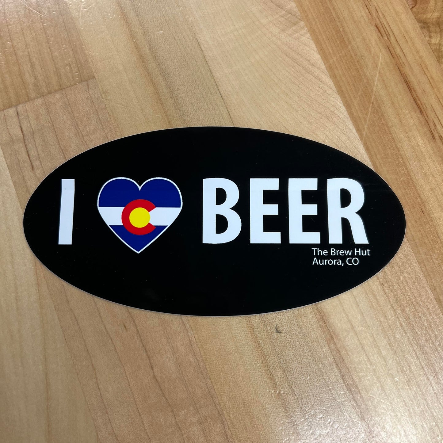 I Love CO Beer Sticker