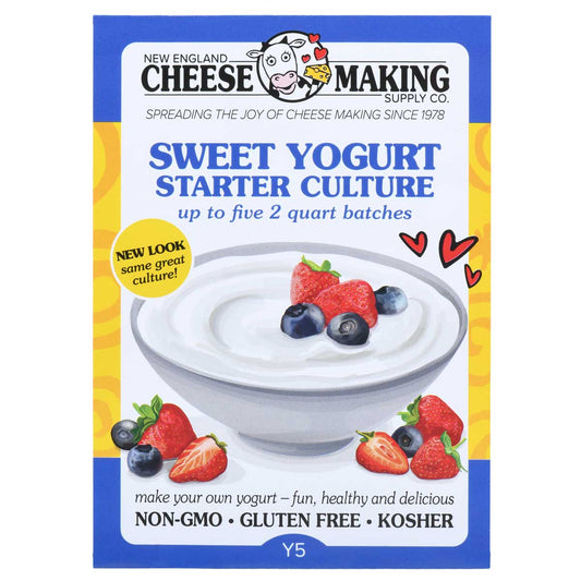 New England Cheese Making: Sweet Yogurt Starter Culture